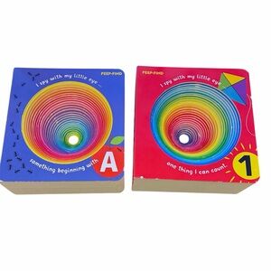 Peep-Find Learning Board Book Set for Kids